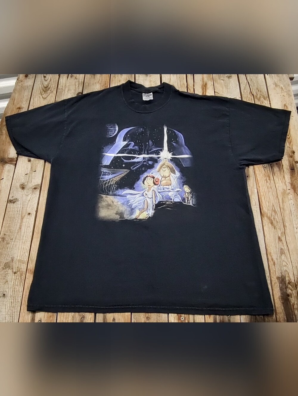 2000'S  Star Wars "FAMILY GUY EDITION"  T-shirt  Men's Size XL